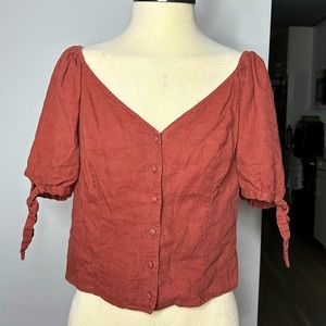 Express maroon top